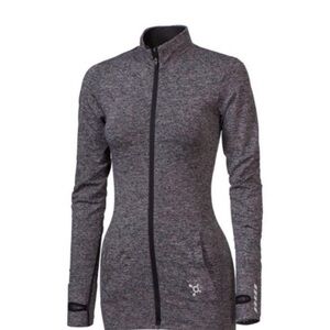Women's Gray Zip-Up Jacket